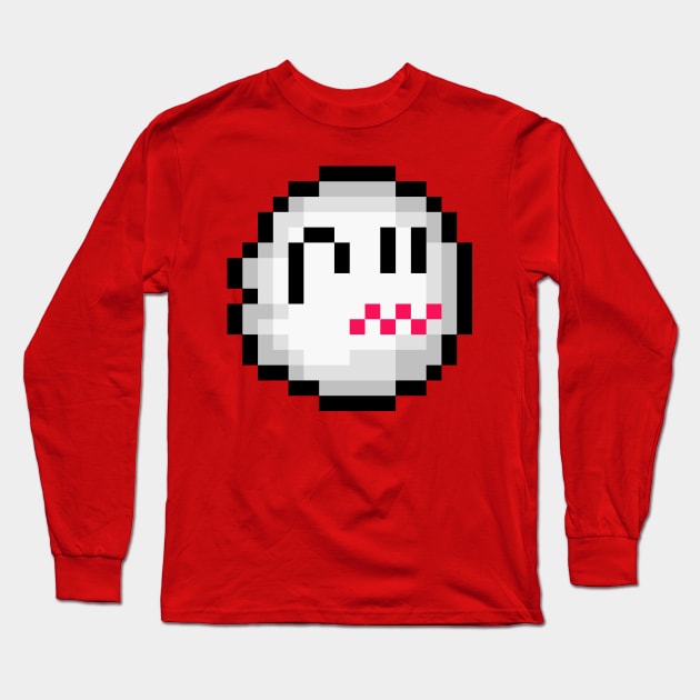 Ghost sprite Long Sleeve T-Shirt by goatboyjr